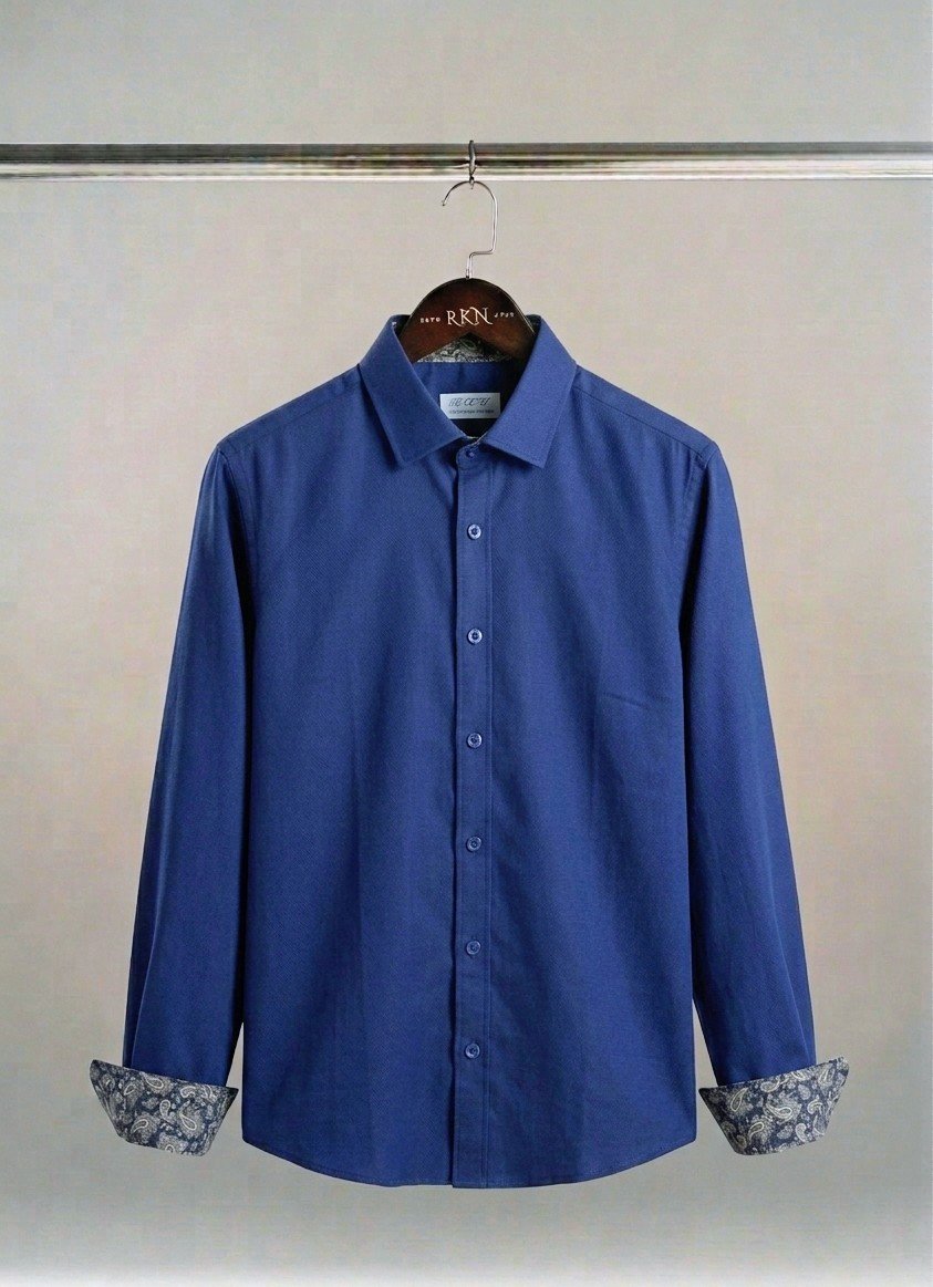 RKN Contrast Cuff Dress Shirt