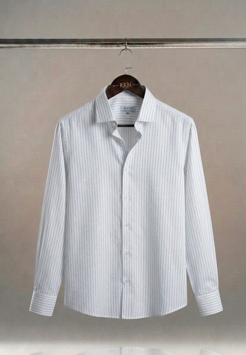 RKN Fine Stripe Dress Shirt