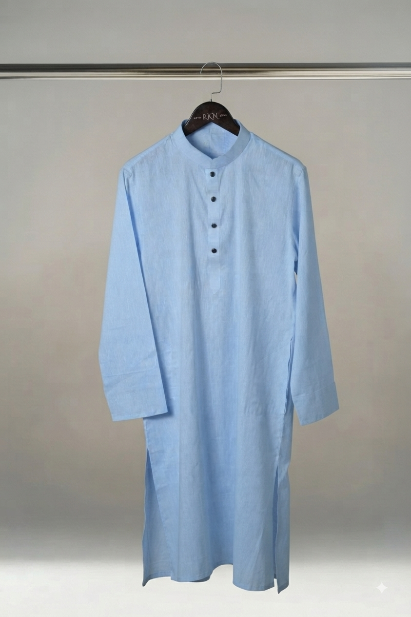 RKN Minimal Linen Panjabi